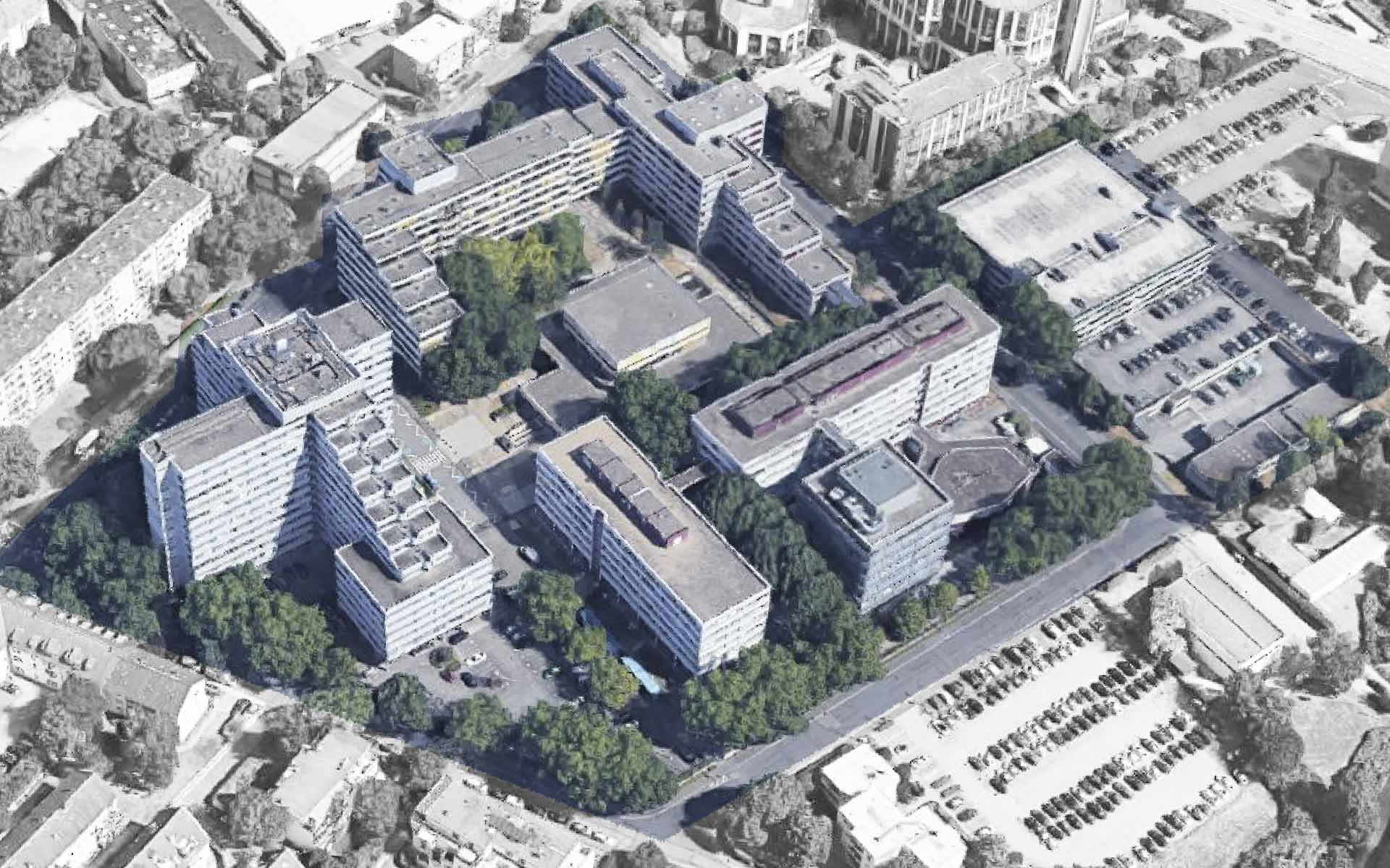 das Quartier Seven Gardens Neue Büros am Schiersteiner Berg